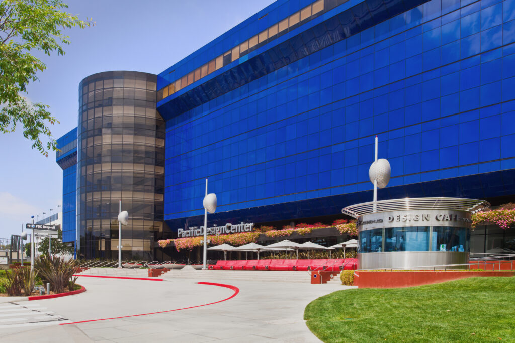 The Pacific Design Center in the West Hollywood Design District