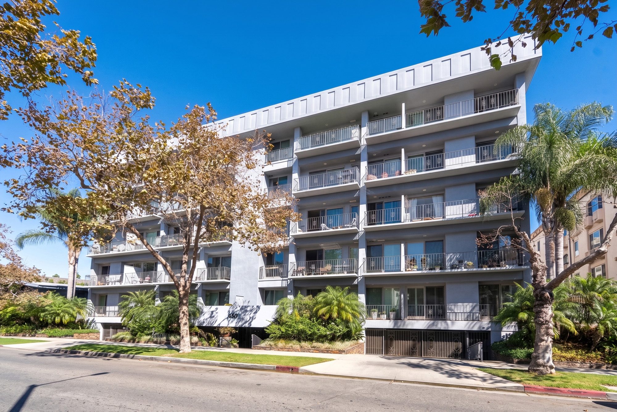 The exterior of 450 Maple Drive in Beverly Hills, CA