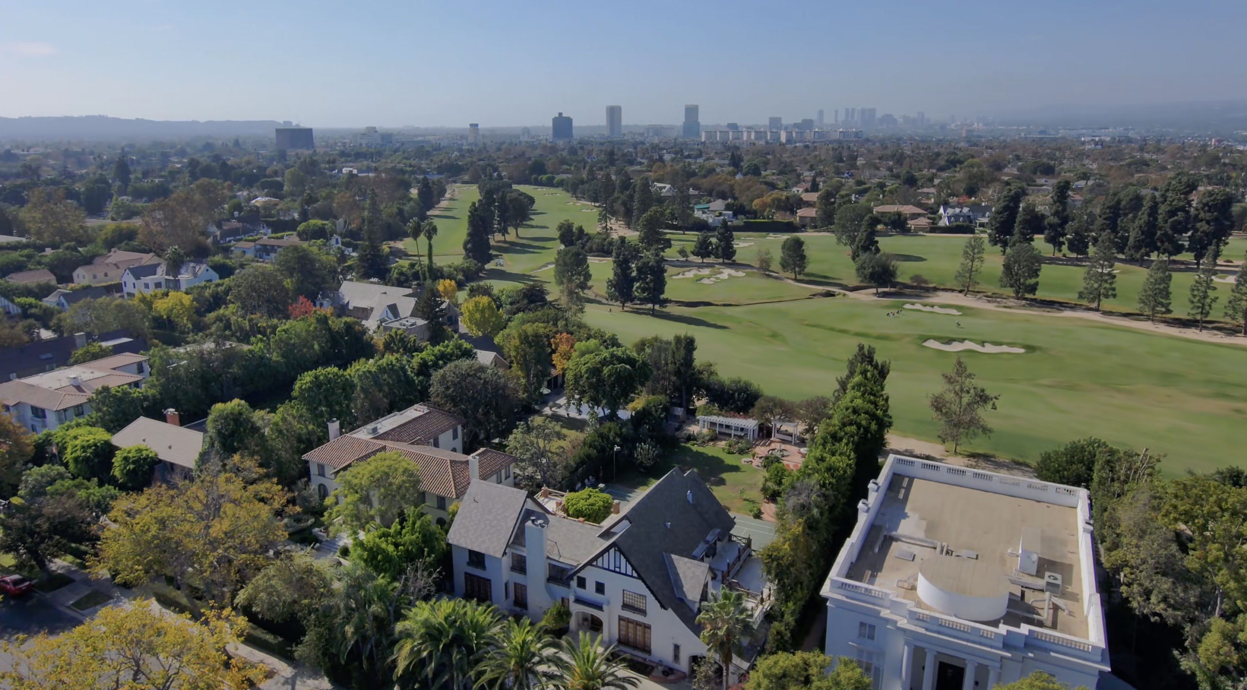 Hancock Park Aerial