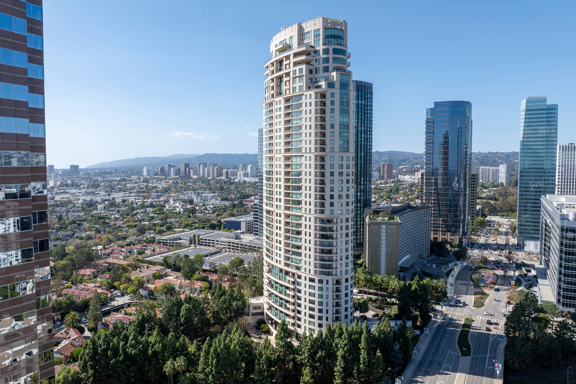 The Century condominiums in Century City, CA