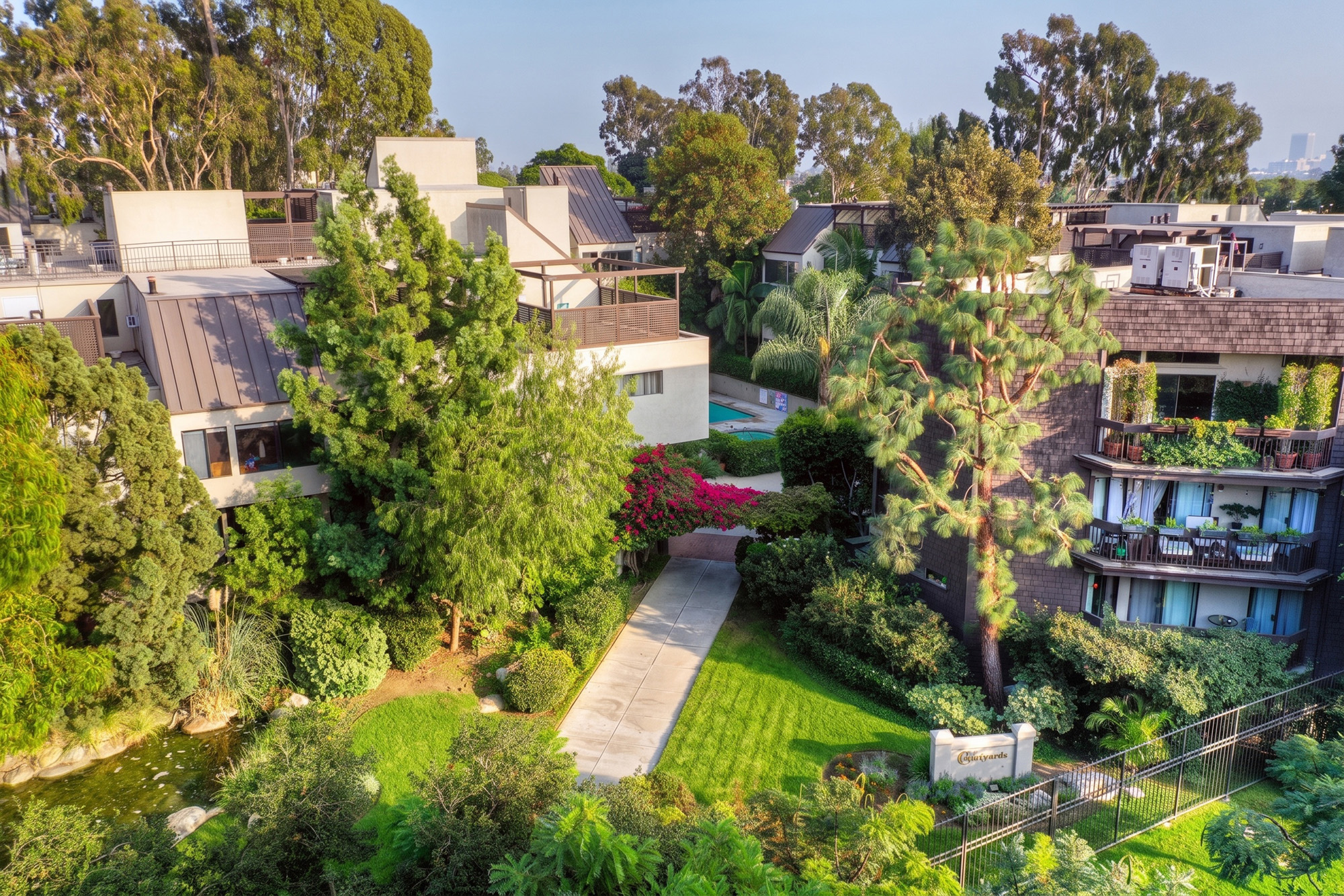 The Courtyards condos in West Hollywood, CA